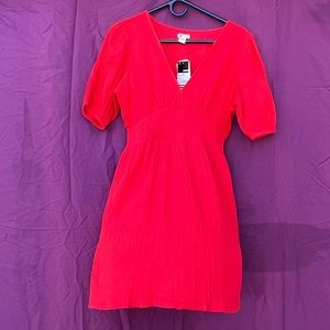 NWT Billabong Spellbound Mini Dress Puff Sleeve Fit & Flare